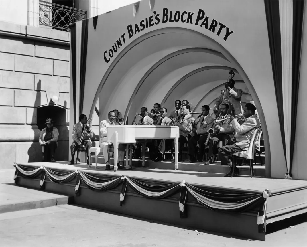 Count Basie block party, 1943
