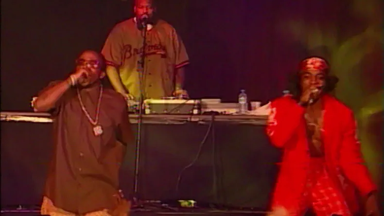 Outkast performing in early 2000s